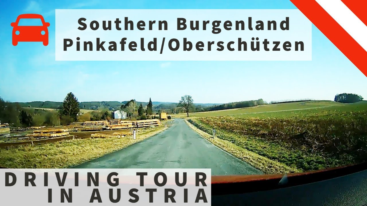 Driving through Pinkafeld, Wiesfleck, Schreibersdorf, Oberschützen, Austria