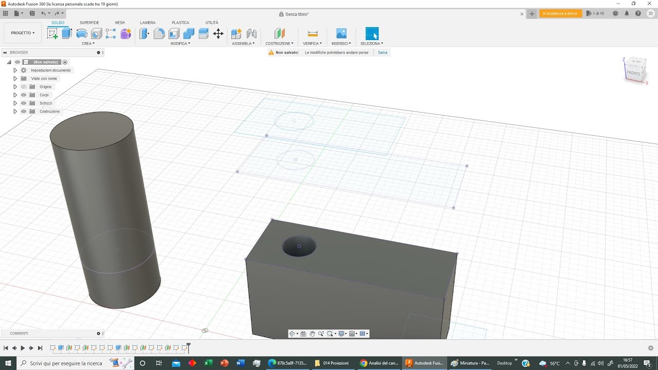 Fusion 360: Proietta Includi (014)
