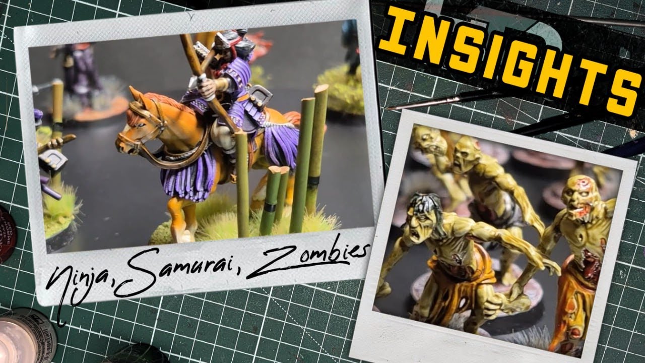 Samurai, Ninja, Zombies, Mönche... was ich gerade so anpinsel | Teilchen HQ