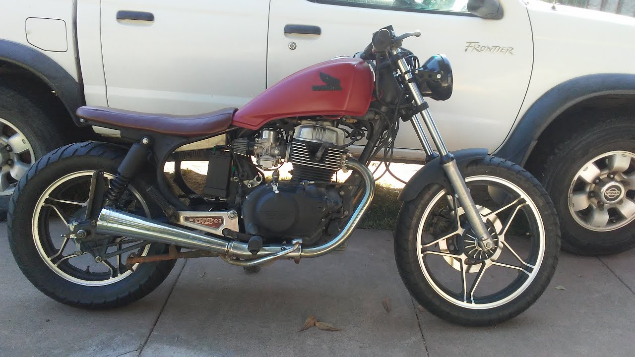 honda nighthawk cafe racer 450 1986