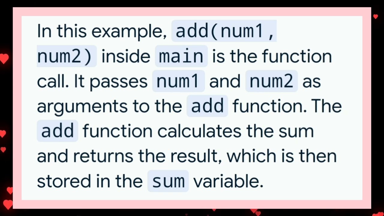 CS3251 UNIT 3 Function  call in C