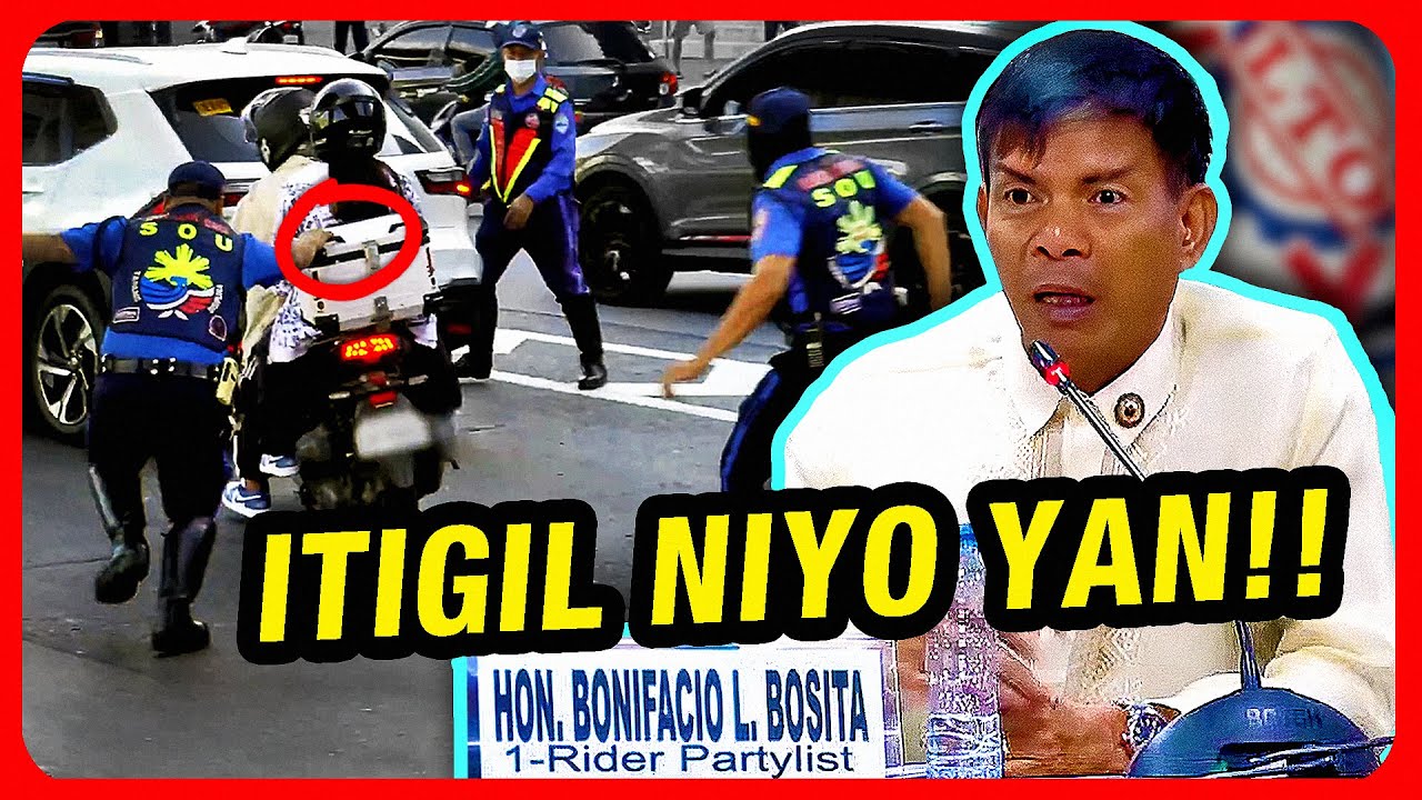 COL. BOSITA, SINUPALPAL ANG LTO SA PANGHUHULI SA MGA MOTOR! #SENATE