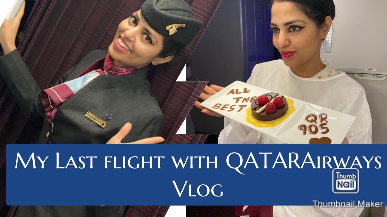 My Last flight with Qatar airways.