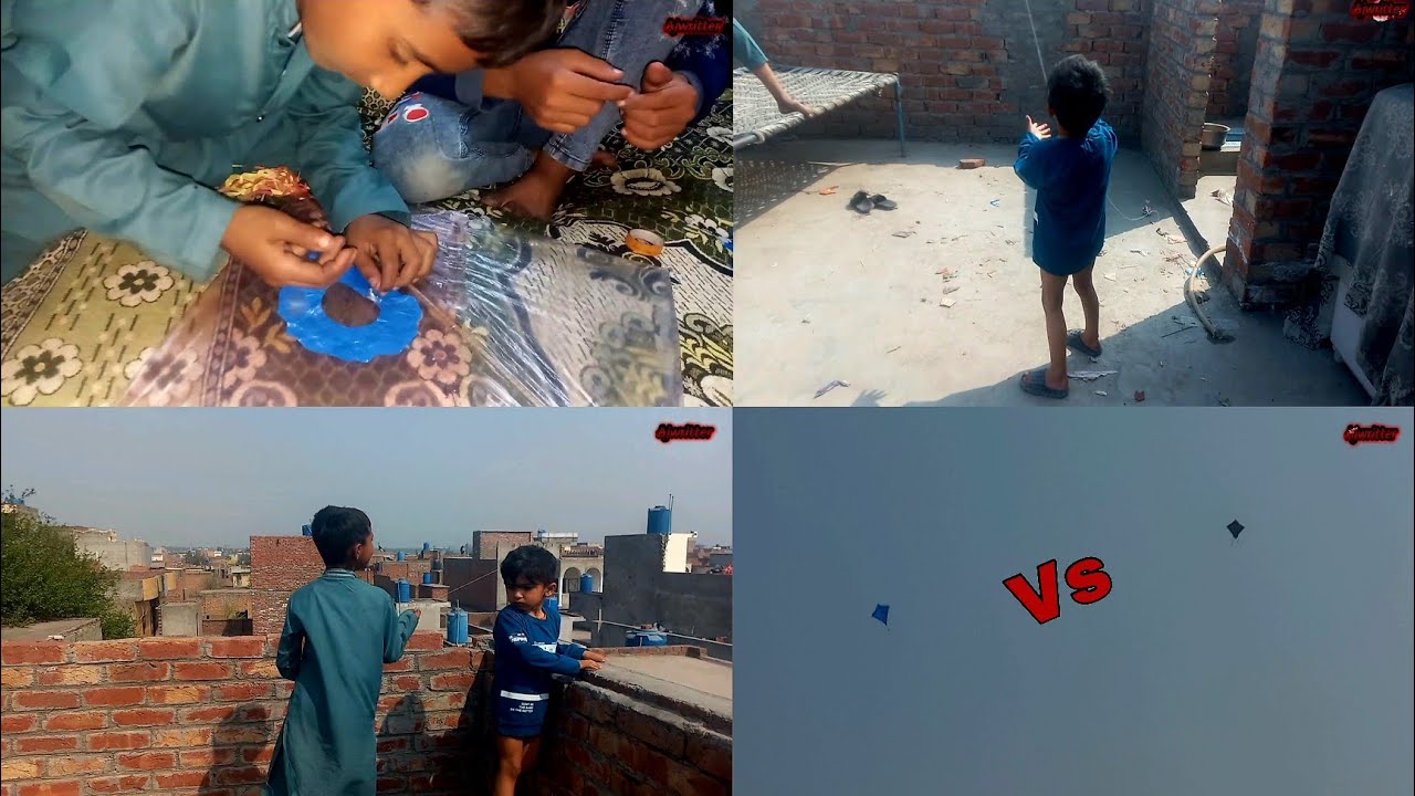 Kite compitition | Marry na aj ak kite ko kat diya | Nanja kite ara raha ha