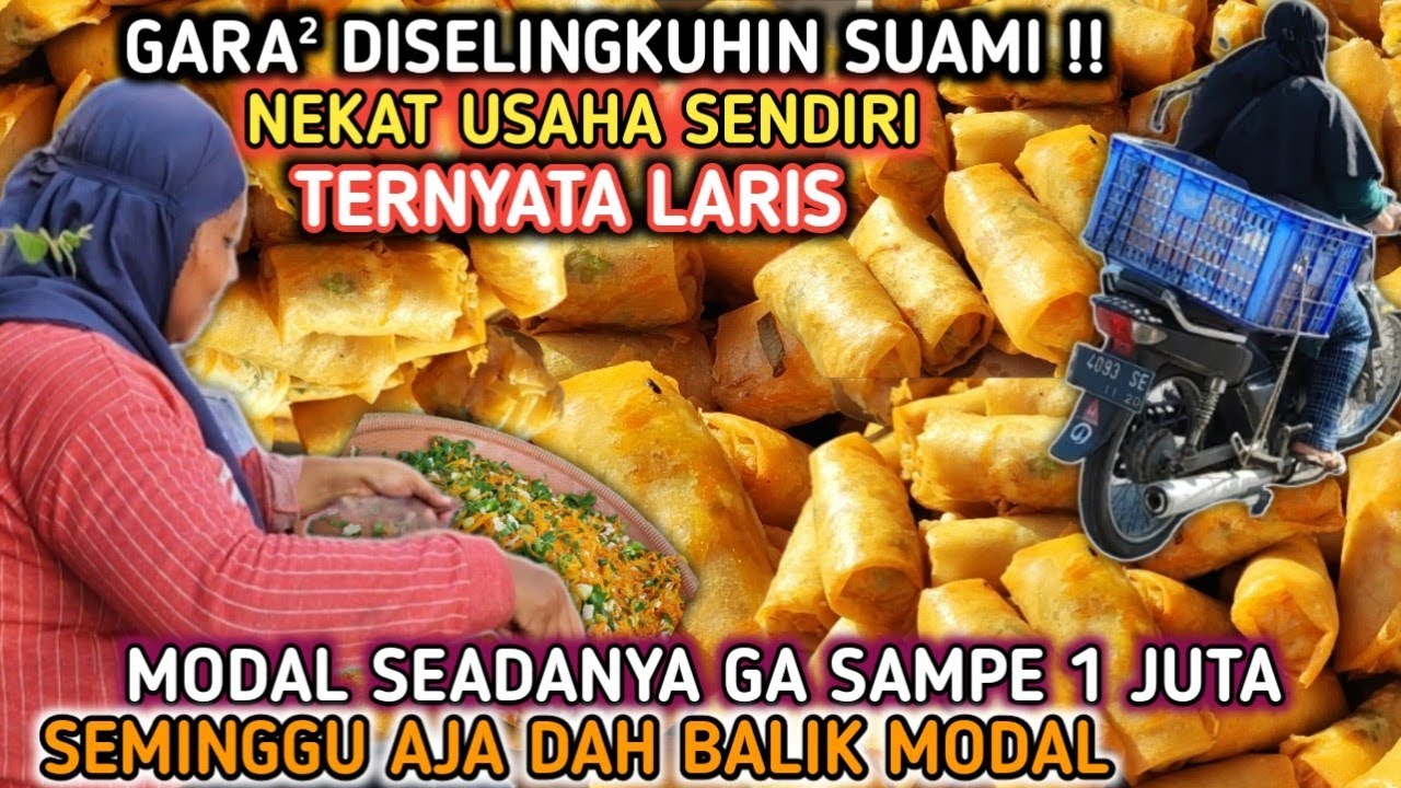 MERINTIS USAHA 2 BULAN LANGSUNG RAME ‼️SAMPAI DIUSIR JUALAN SAYA KARENA MUNGKIN iri 1000PCS PERHARI