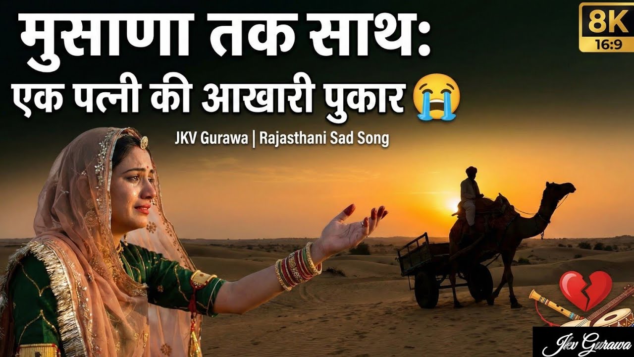 रूला देने वाला राजस्थानी गीत | The Last Wish: Duja Byah (दुजा ब्याह) | JKV Gurawa