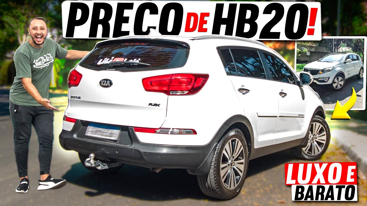 MAIS BARATO e MELHOR que TUCSON? O SUV com 2 TETOS SOLARES e MUITO LUXO😱 Kia Sportage