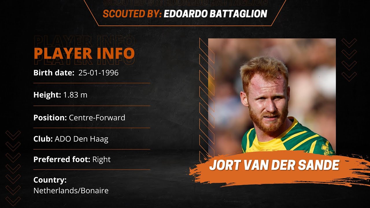 Jort van der Sande - ADO Den Haag - Player Report