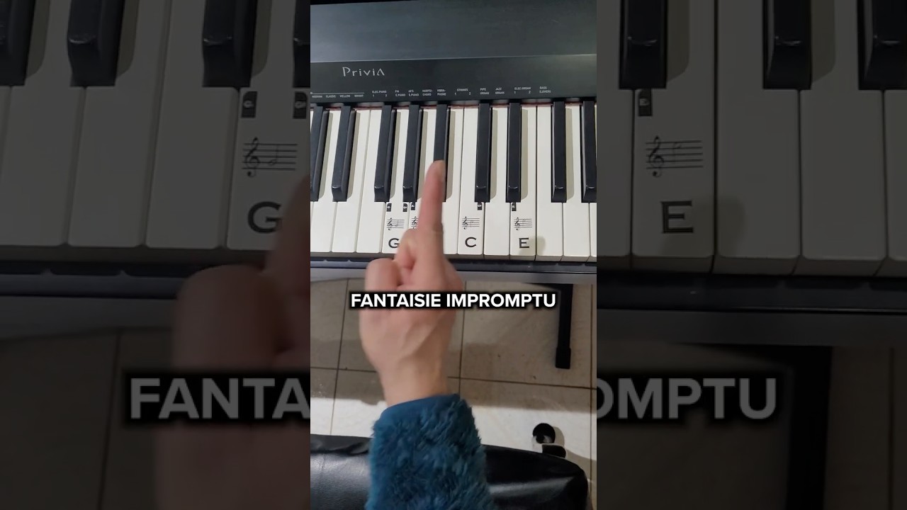 Fantaisie Impromptu 🎹 Right Hand (SUPER EASY Piano Tutorial) Part 1 | 