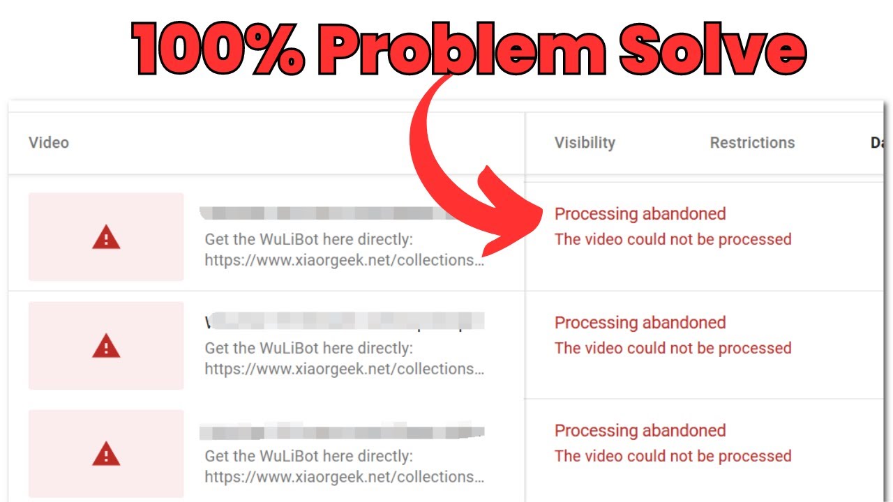 100% Solve Processing Abandoned Video is Too Long | Youtube Upload Video Too Long Problem