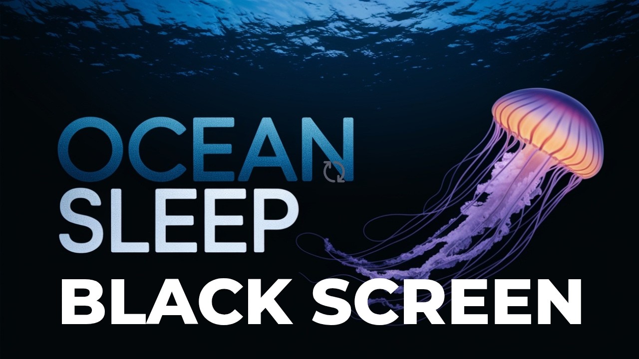 Black Screen | 528Hz Ocean Waves for Healing, Relaxation & Sleep