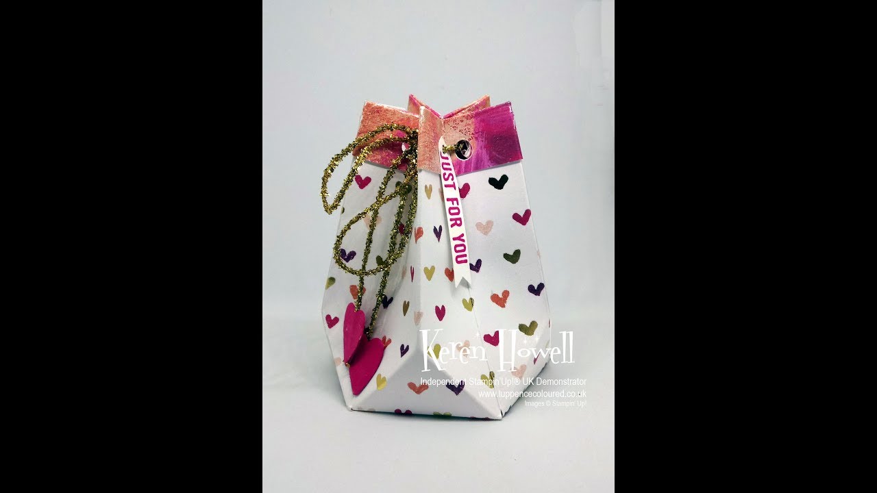 Stampin' Up! Faceted gift bag