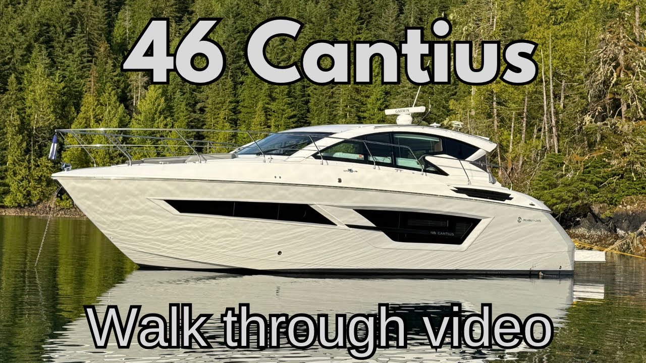 Super Clean 2022 46 Cantius by Cruisers Yachts in the PNW. Could this be your next boat?