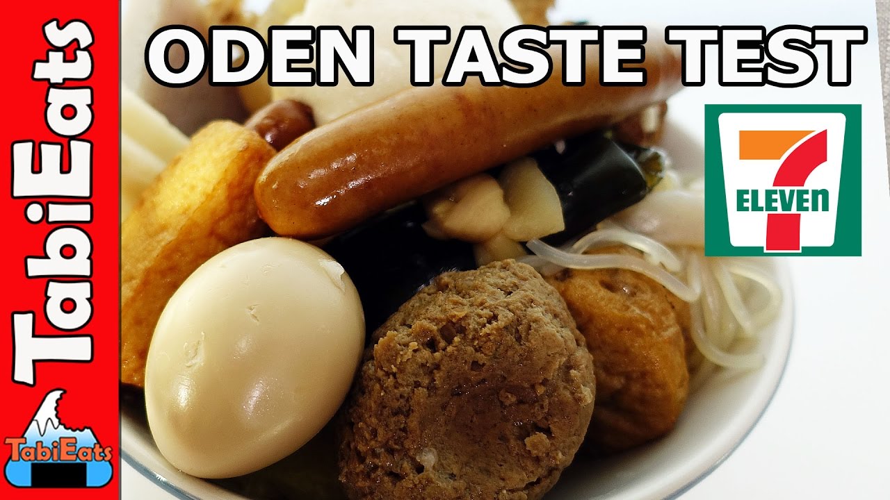 EPIC ODEN TASTE TEST PART 1(Japan's 7-11 Convenience Store Food)
