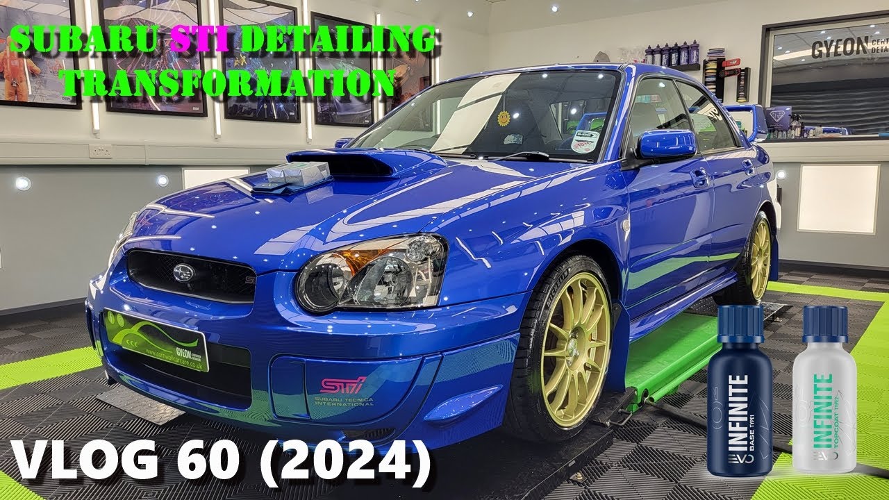 Возрождающаяся слава: преображение Subaru STI 2003 года с помощью детализации! #gyeon