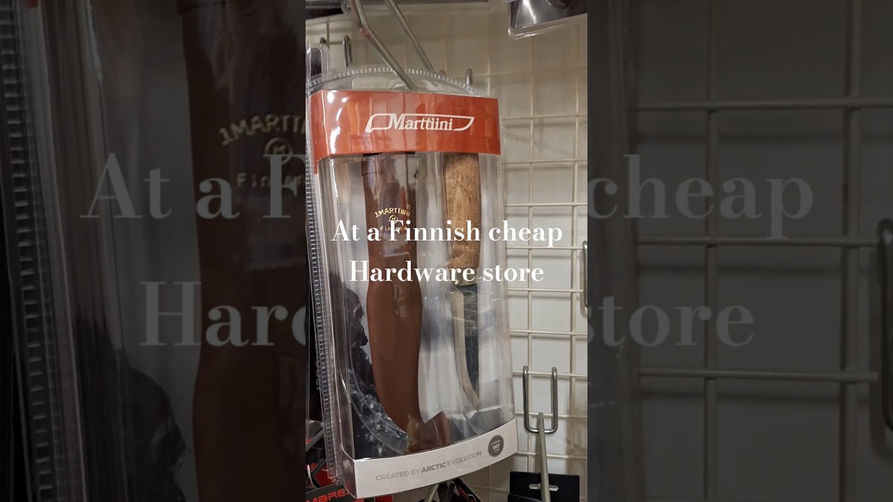 В финском недорогом хозяйственном магазине. 