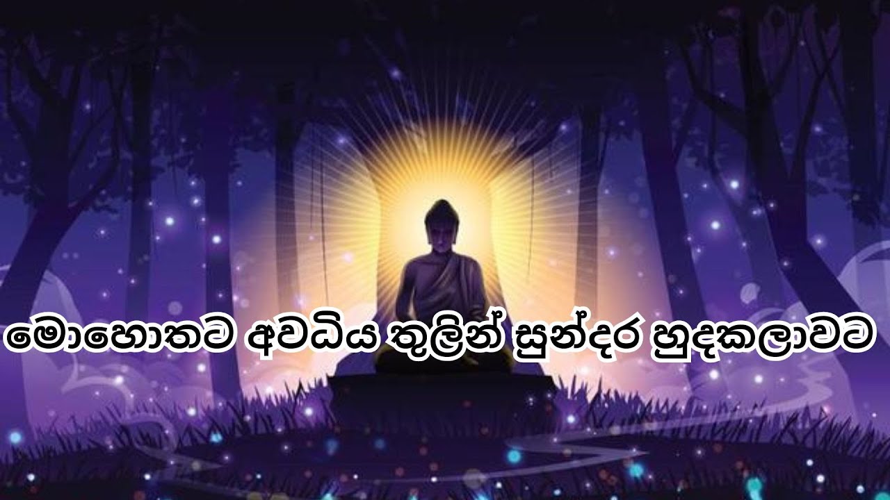 මොහොතට අවධිය තුලින් සුන්දර හුදකලාවට.