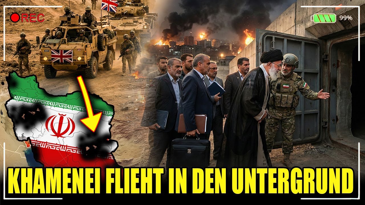 Khamenei FLIEHT IN GEHEIMBUNKER, während sich die IRGC-Generäle gegen ihn wenden