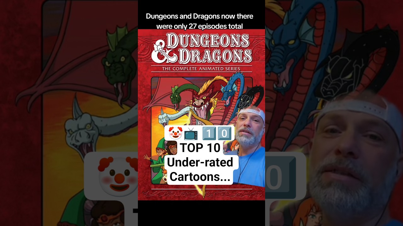 🤡📺 10 лучших недооцененных мультфильмов... #top10 #cartoons