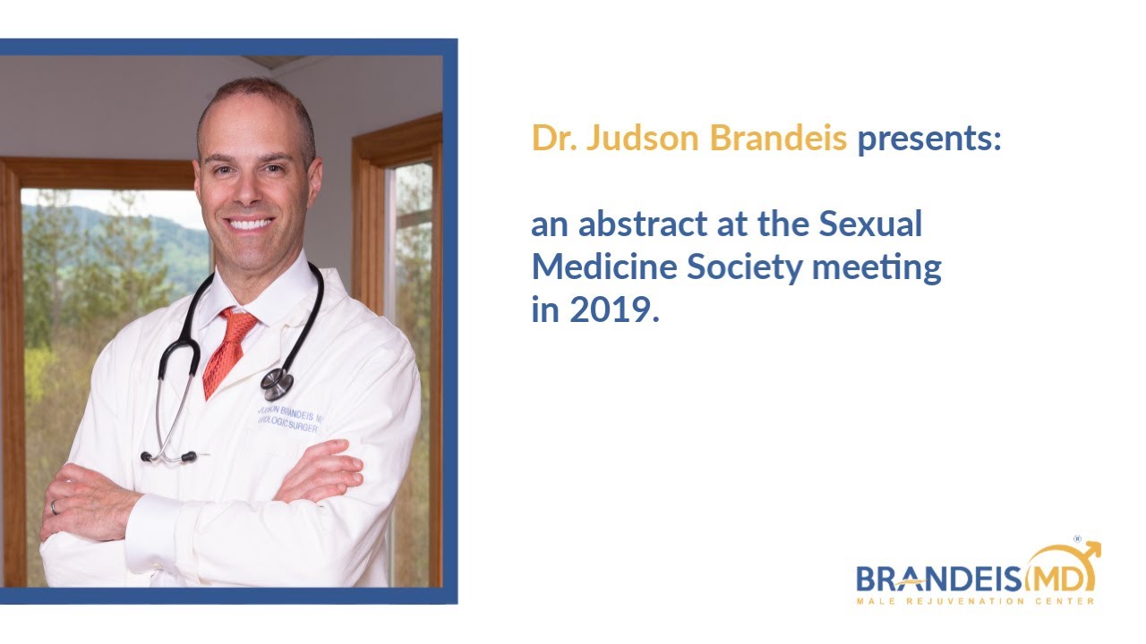 Dr. Brandeis presents an abstract at the Sexual Medicine Society meeting in 2019