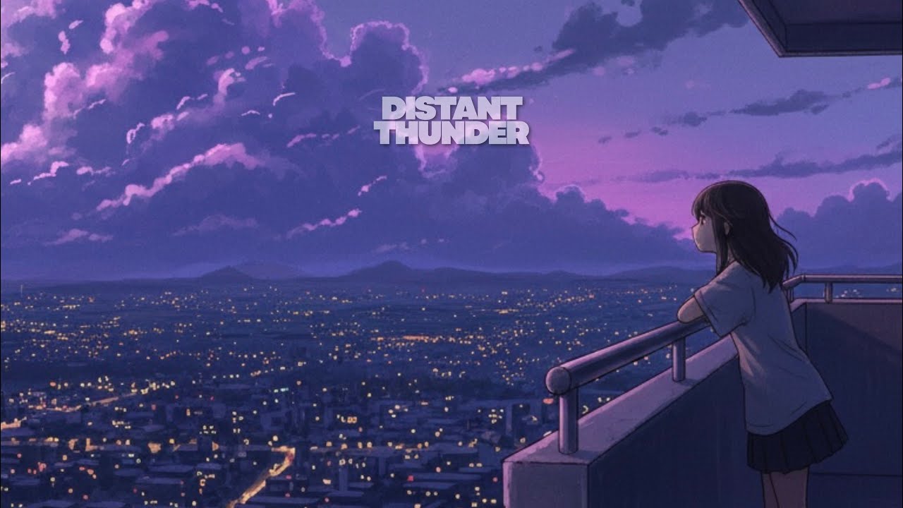 Distant Thunder — Calm Rain & Thunder Lo-Fi for Focus, Study & Late Nights