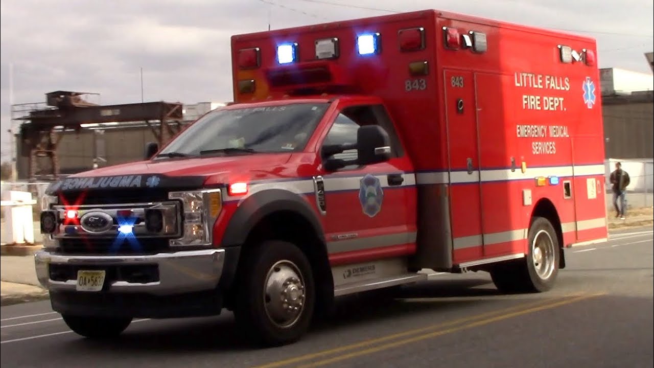 Little Falls Fire Department Ambulance 843 Responding 1-1-24