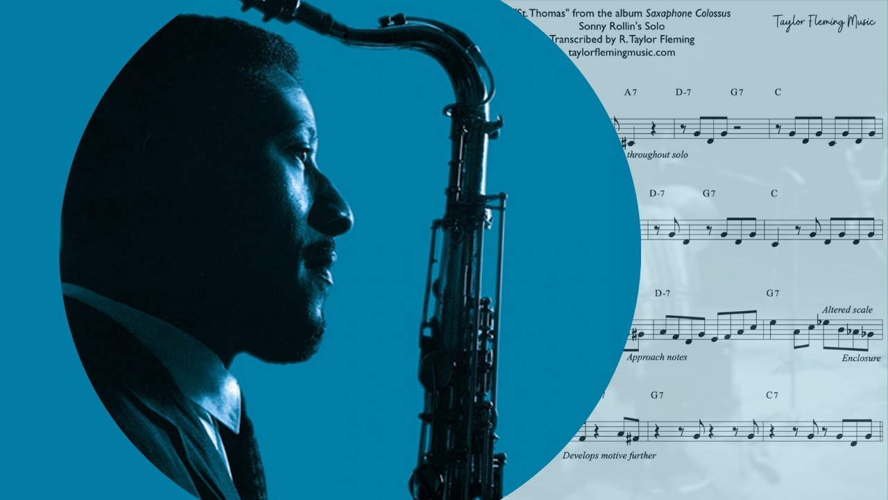 St Thomas - Sonny Rollins solo transcription