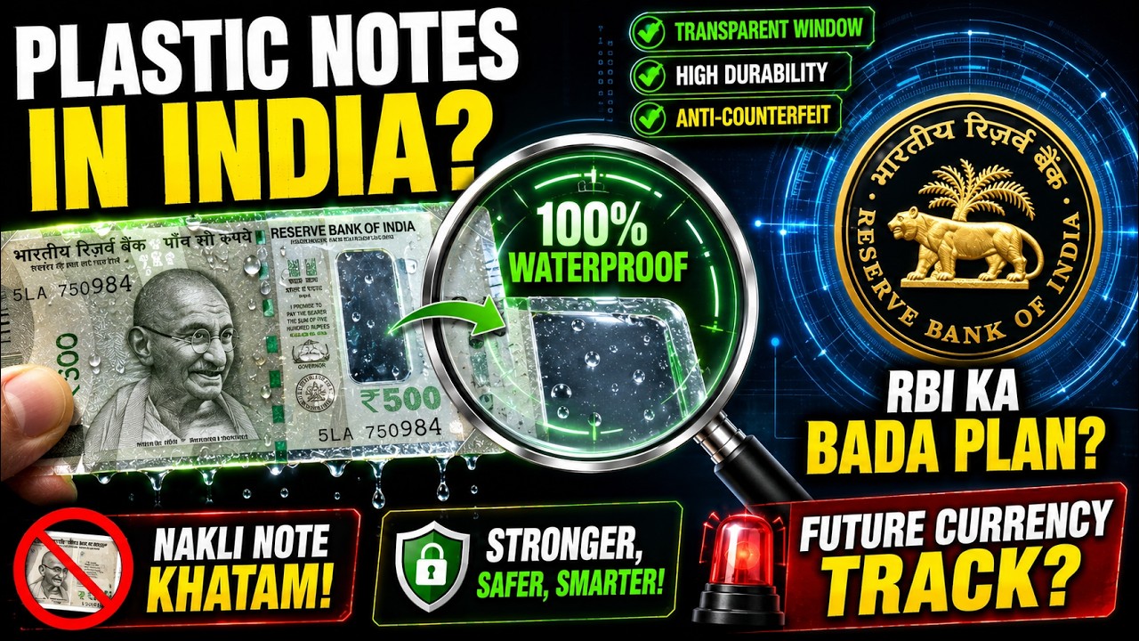 Bharat Mein Aane Wale Hain Plastic Notes? 😱 RBI Polymer Currency Pros, Cons & Real Status Explained