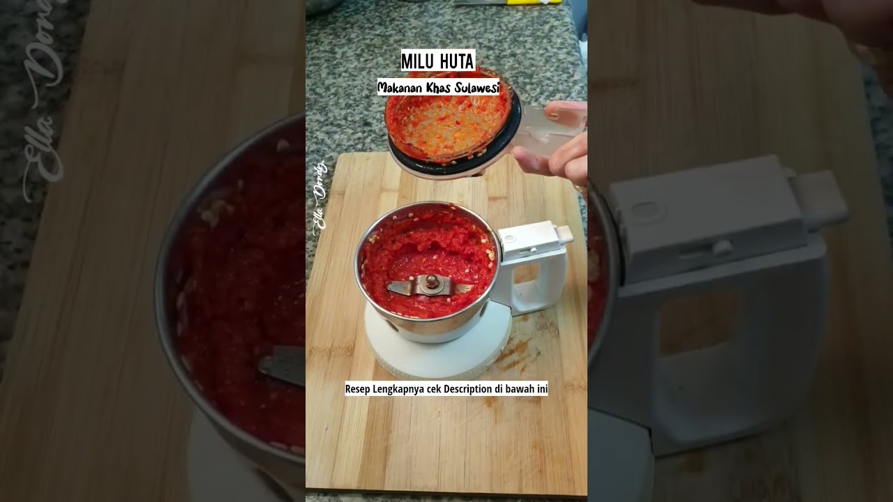 BINTE BILUHUTA MAKANAN KHAS SULAWESI | Resep Milu Siram #shortsvideo #shorts