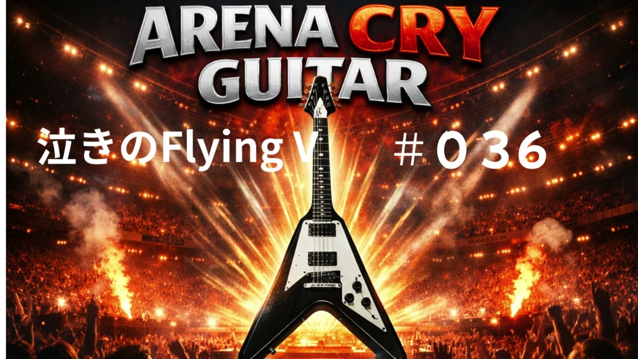 マイケル・シェンカー・スタイル｜フライングVで奏でる泣きのギター・インスト｜Into the Arena Inspired / Michael Schenker【Guitar Anthem 36】