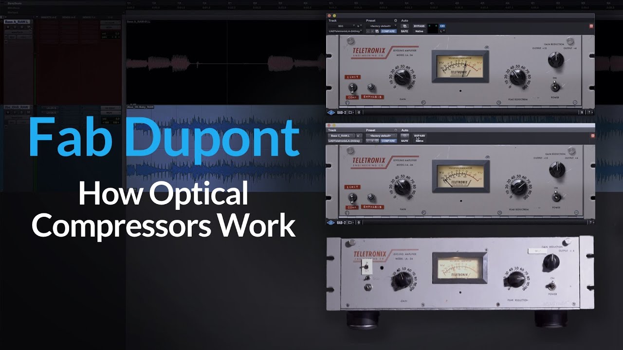 Understanding Optical Compression | How to Use LA-2A w/ Fab Dupont