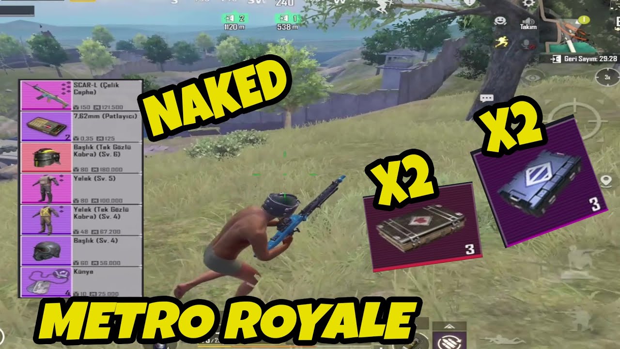 FOUR CRATES CHALLENGE #2  - METRO ROYALE