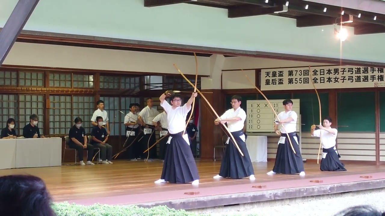 弓道 天皇盃 第73回 全日本男子弓道選手権大会 決勝