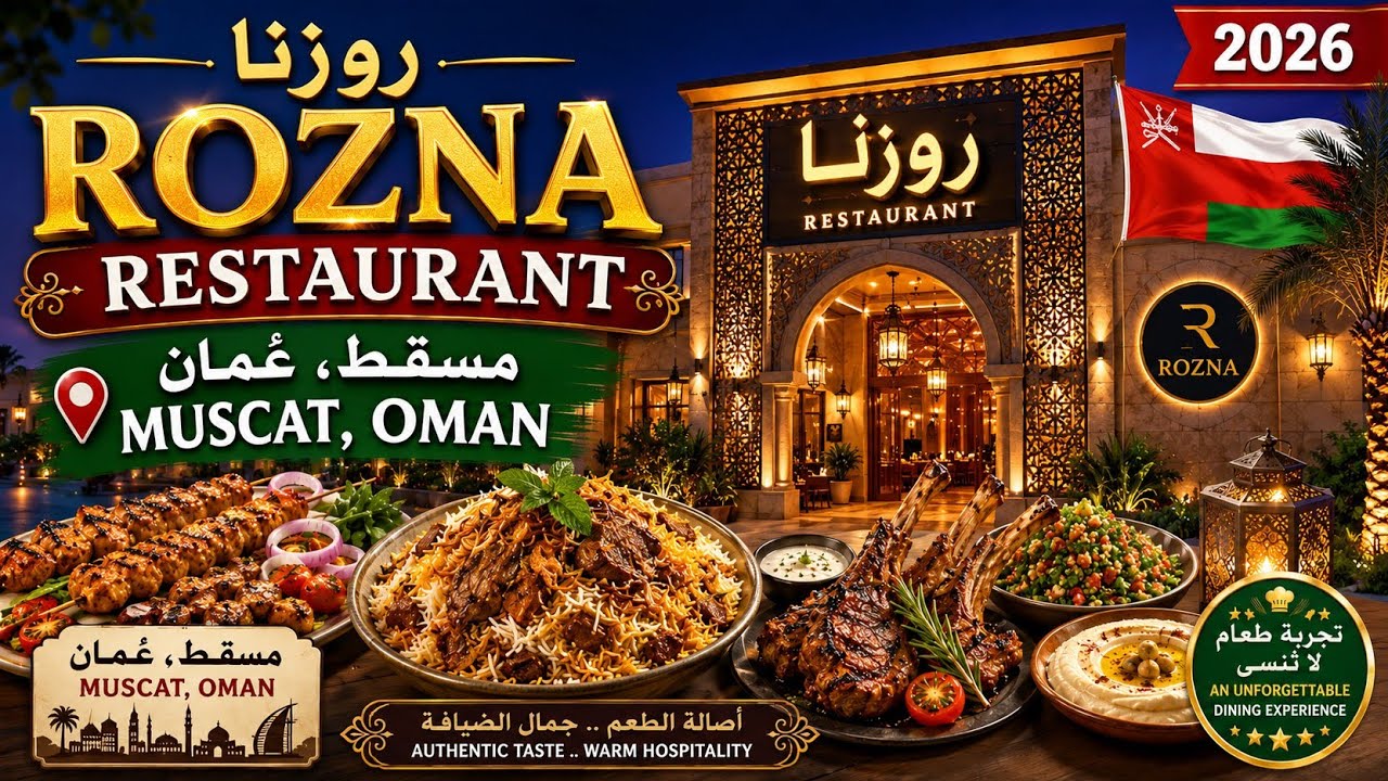 Rozna Restaurant Muscat Oman #muscat #oman #tourmuscat