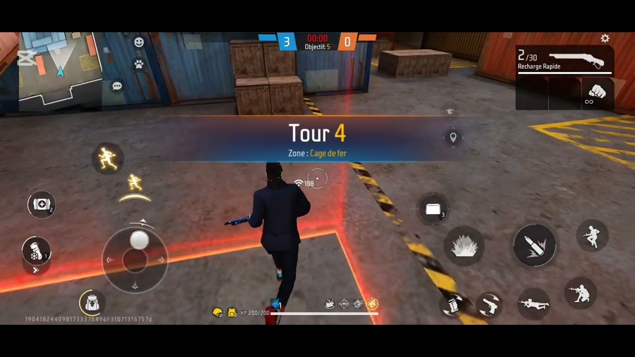 Noob joue à free fire - loup solitaire