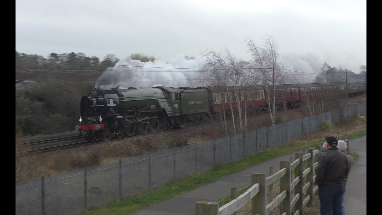 East Coast Steam at Speed - 60163 'Tornado' with 