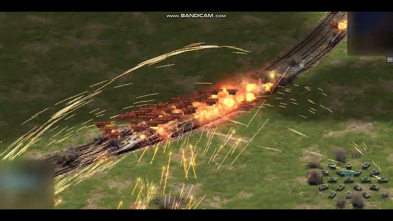 Panzer Rush 300 big train fight