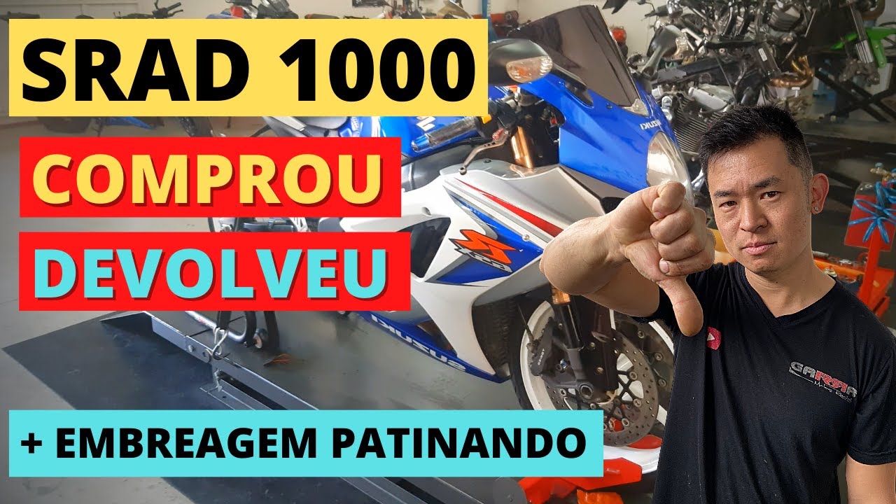 SRAD 1000 AQUELE B.O. | EMBREAGEM PATINANDO : Regulagem errada NÃO faça isso na sua moto