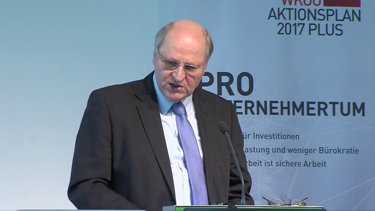 WKO&Ouml; | Funktion&auml;rsauftakt 2017: Keynote zum Thema Standortentwicklung von Professor Christoph Badelt