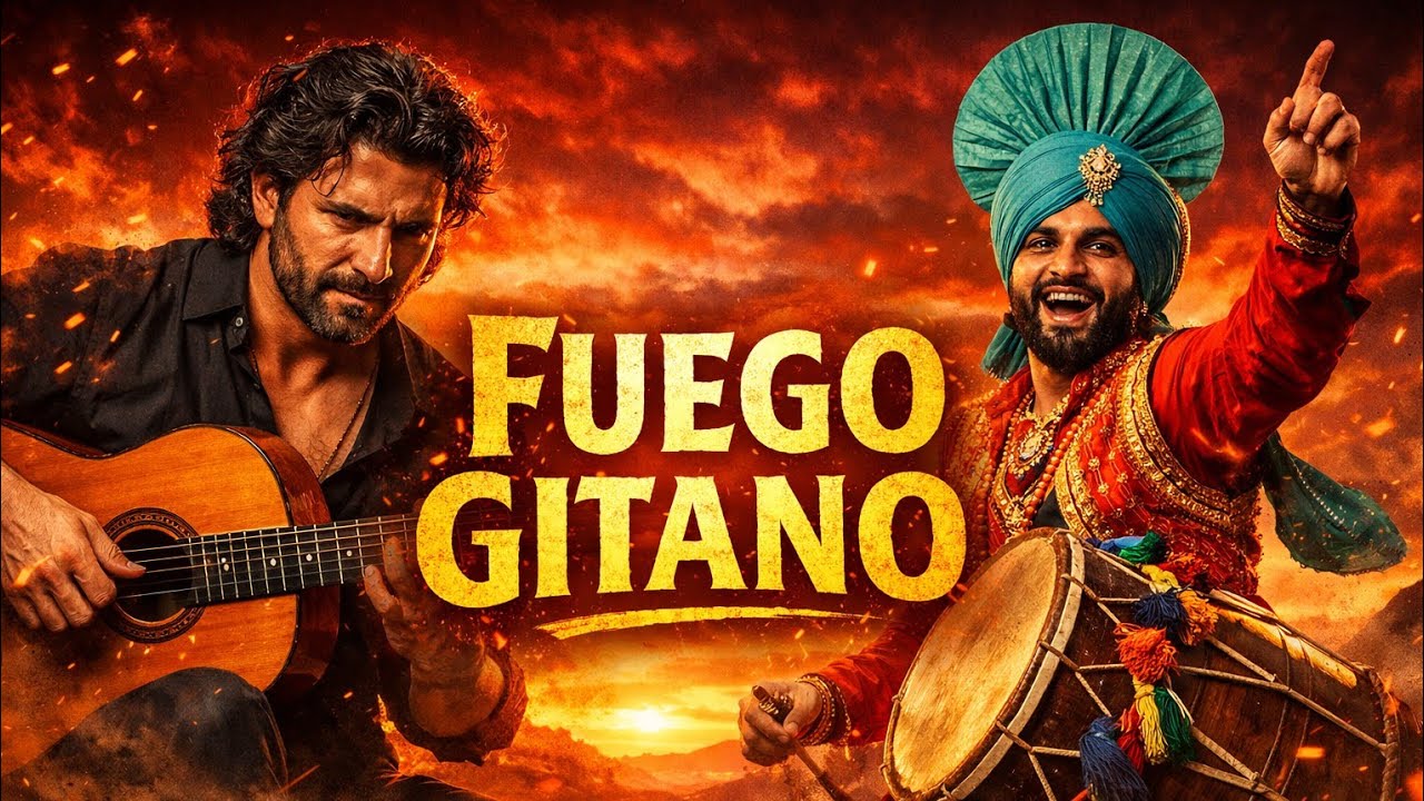 ¡FUEGO GITANO! 🔥 FLAMENCO × BHANGRA | INDO TRIBAL FUSION