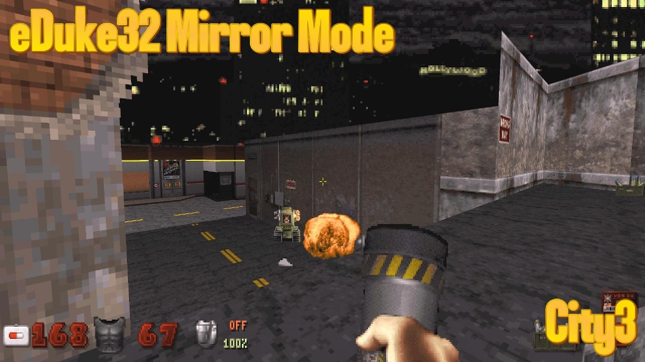 Duke Nukem 3D eDuke32 Mirror Mode- City3