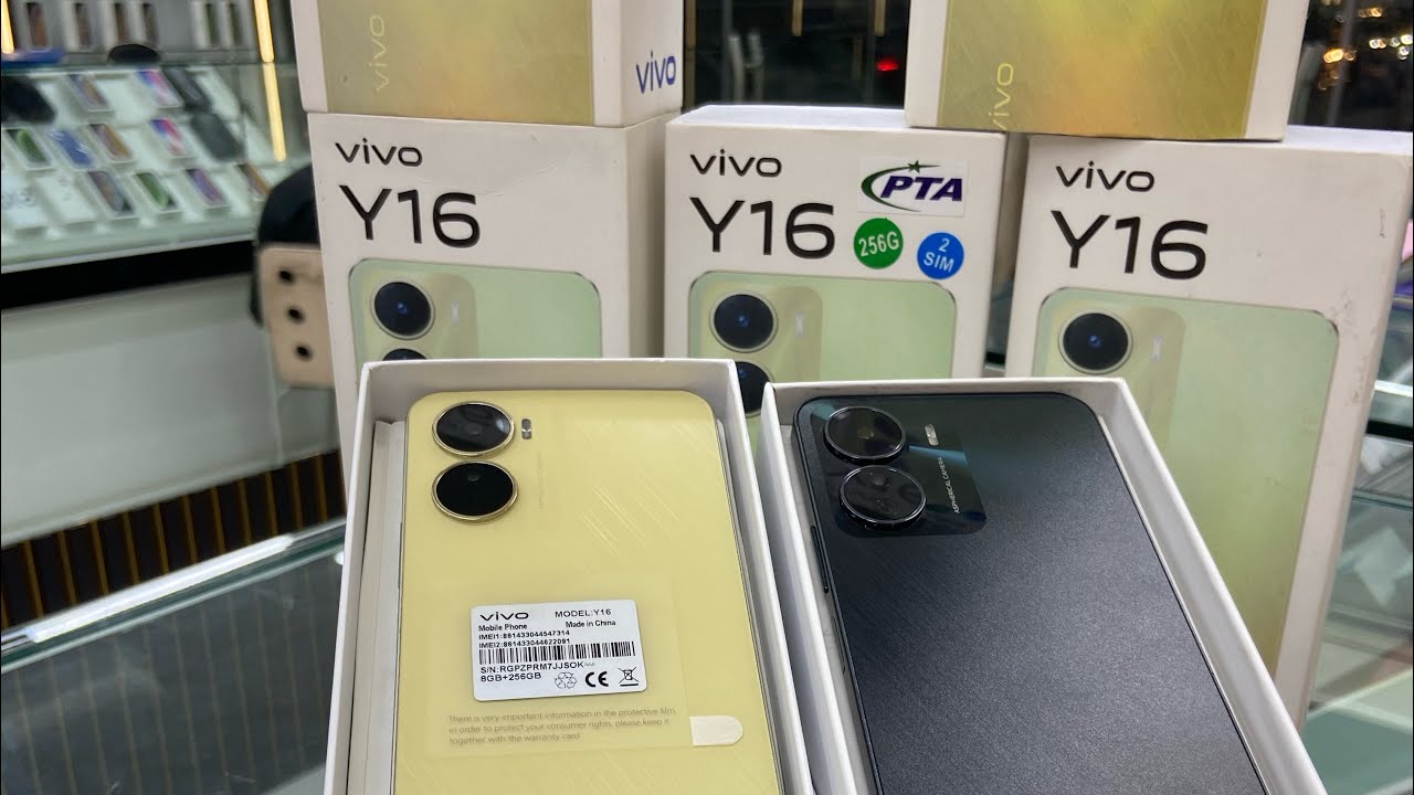 Vivo y16 8GB RAM 256GB brand new 1 year warranty #likeandsubscribe #gameonhai