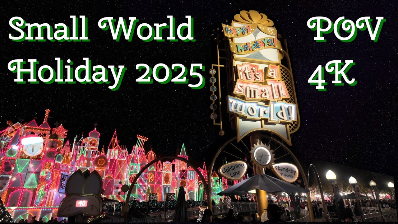 [4K] POV it's a Small World Holiday 2025