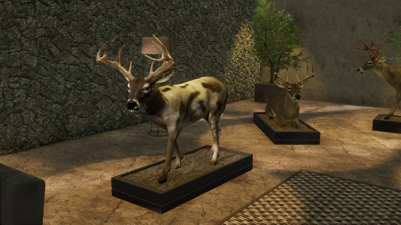 PIEBALD BUCK 156'' 10 POINTER DEER HUNTING CAMP PC 2026