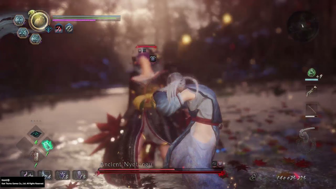 Nioh 2 Nyotengu DotN +9 Stone No Hit