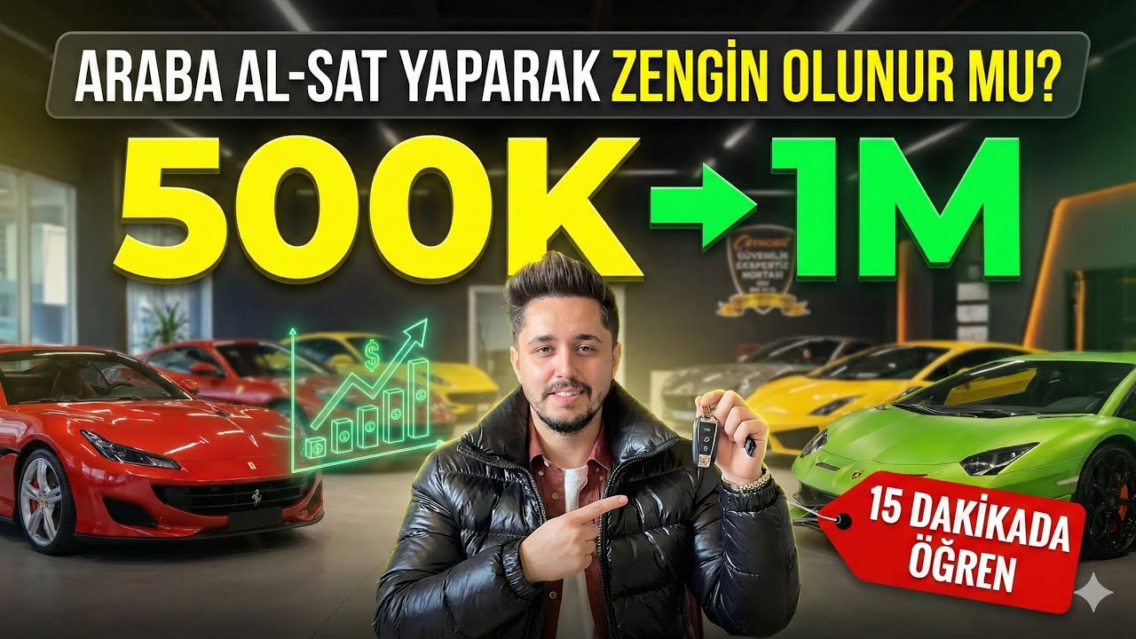500.000 TL ile Başladım 1.000.000 TL Yaptım! (Araba Al-Sat Matematiği)