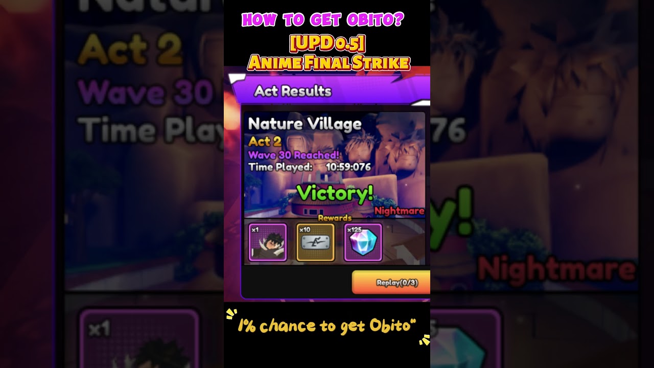 Anime Final Strike | How to get OBITO | #roblox #animefinalstrike #afs #update #obito #oceandg