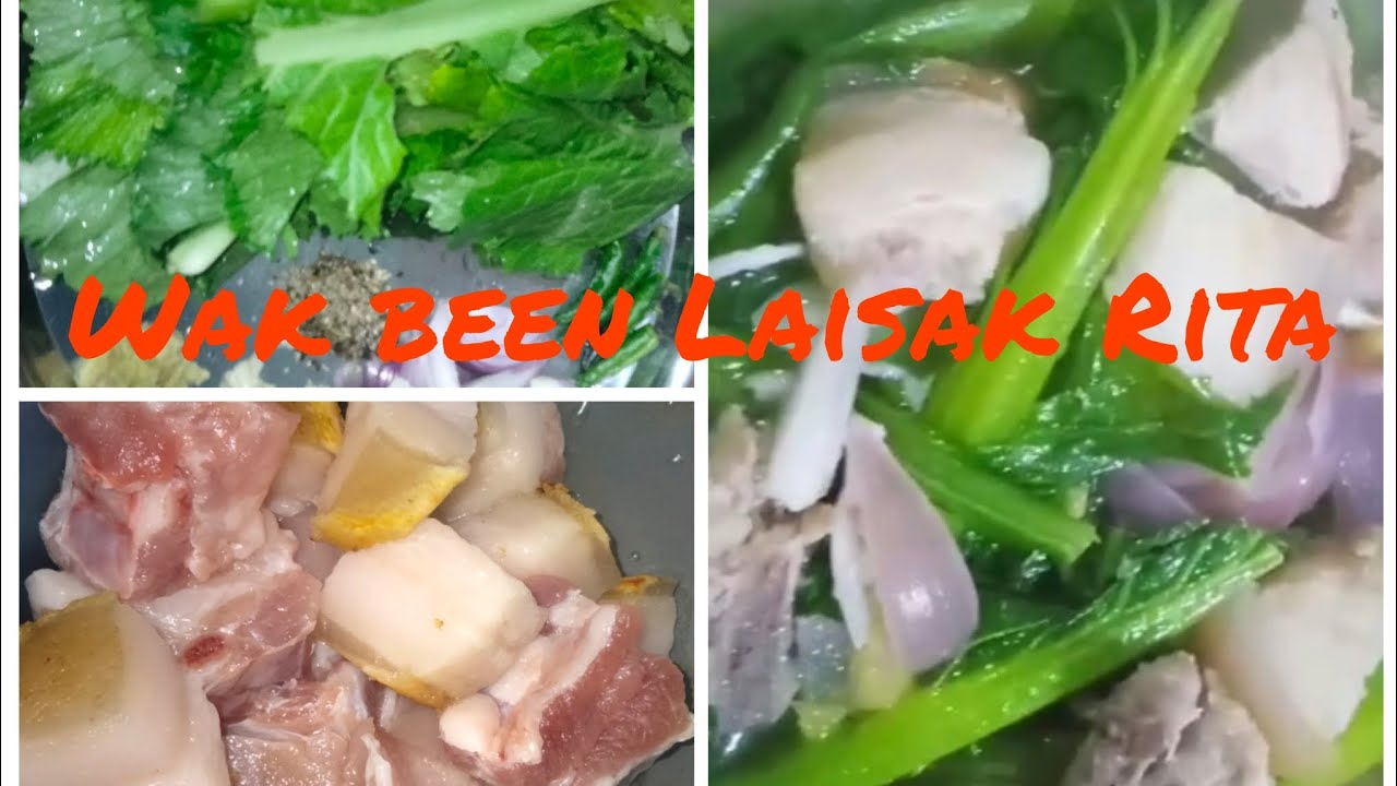 Wak Be.en Laisak Rita//Pork with mustard leaves boiled// 1/8/24
