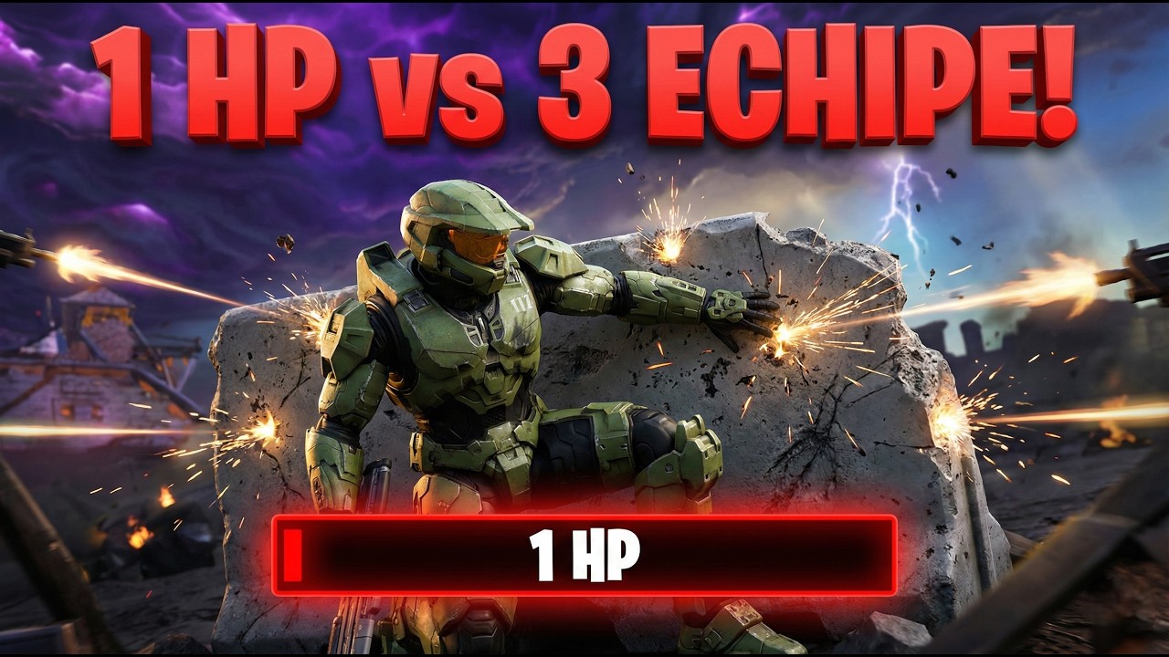 INCREDIBIL! 😱 Am rămas în 1 HP vs 3 ECHIPE (Final De Infarct)