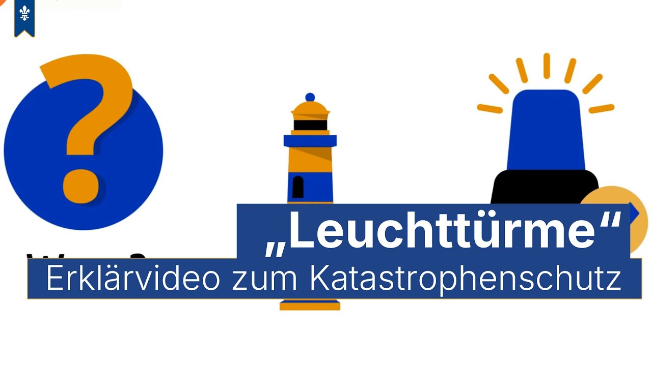 👨‍🚒 Katastrophenschutz Leuchttürme - Erklärvideo / Landeshauptstadt Wiesbaden